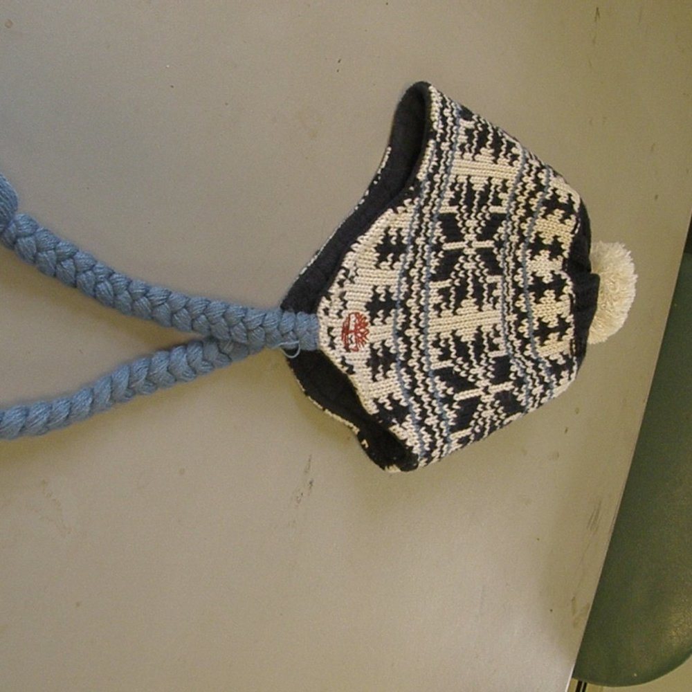 New Timberland winter pom hat,large